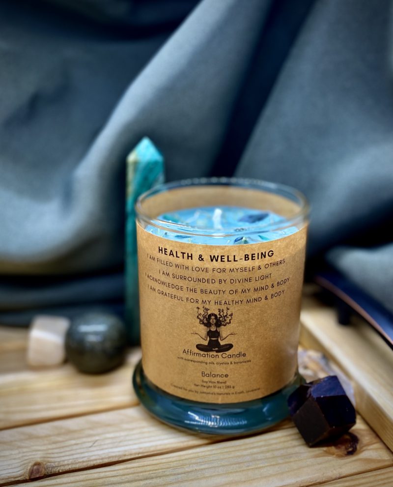 Health & Well-Being Affirmation Candle