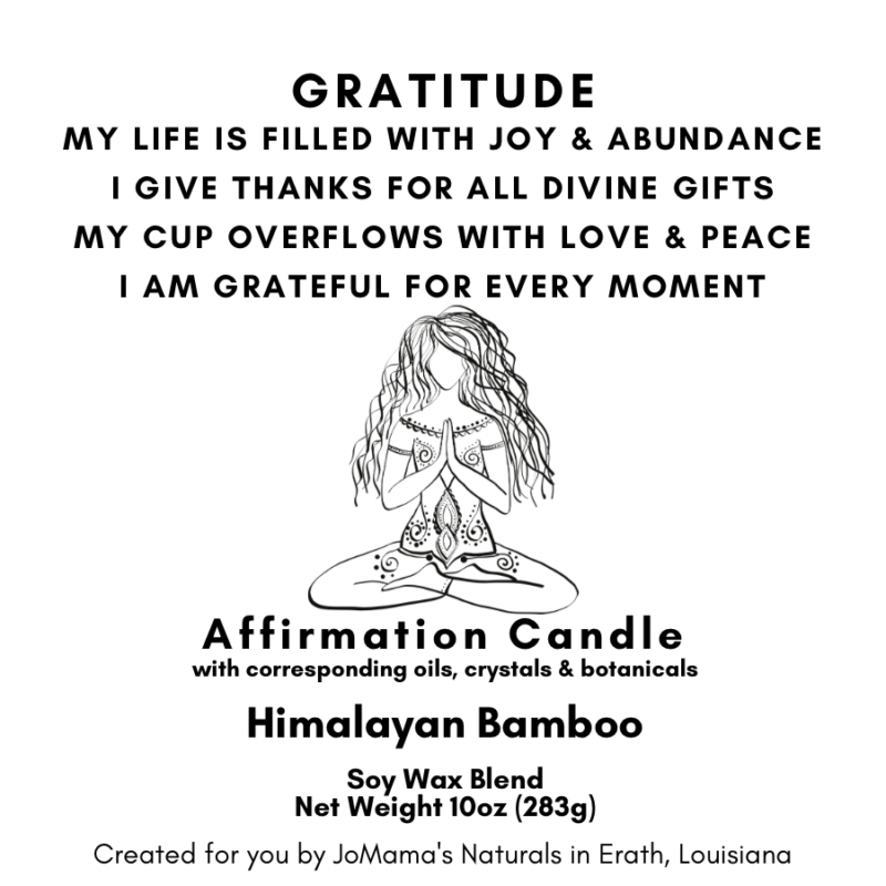 Gratitude Affirmation Candle - Image 2