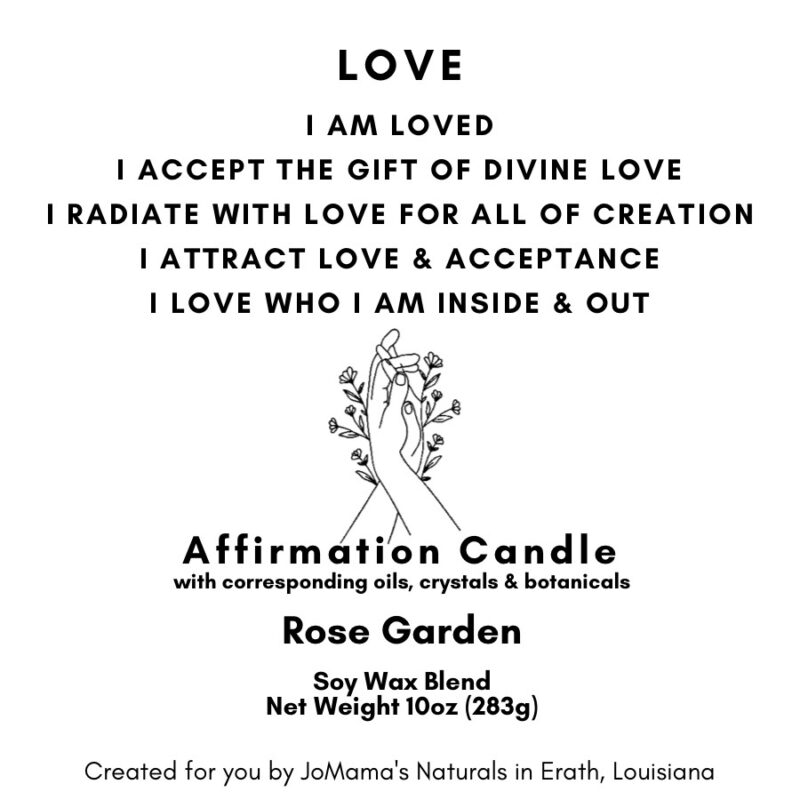 Love Affirmation Candle - Image 2